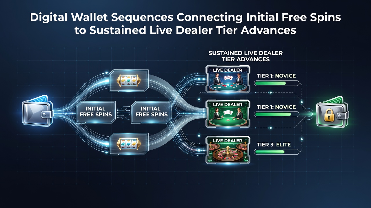 Digitale portemonnee interfaces die gratis spins en live dealer niveaus tonen in een casino app
