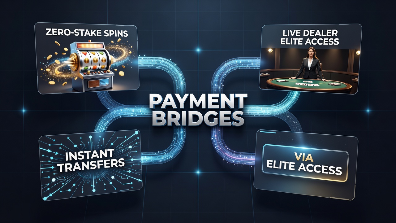 Live dealer tafels die bereikbaar worden via betalingsbruggen