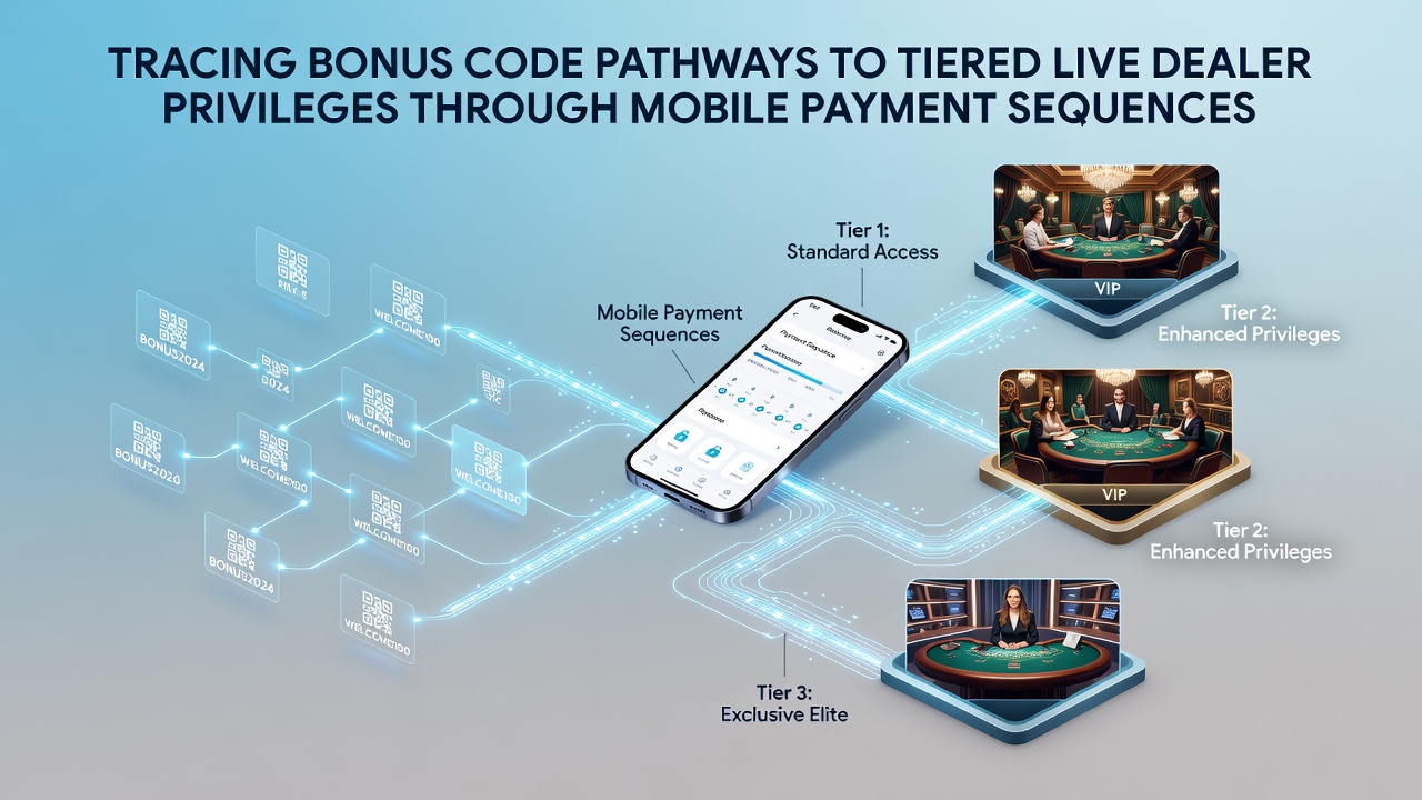 Mobiele betaalreeksen die bonuscodes activeren voor live dealer privileges