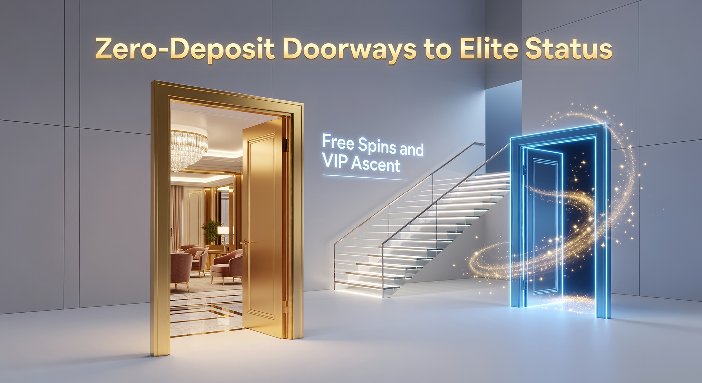 VIP-ladder in een online casino met gratis spins als startpunt en elite-voordelen bovenaan